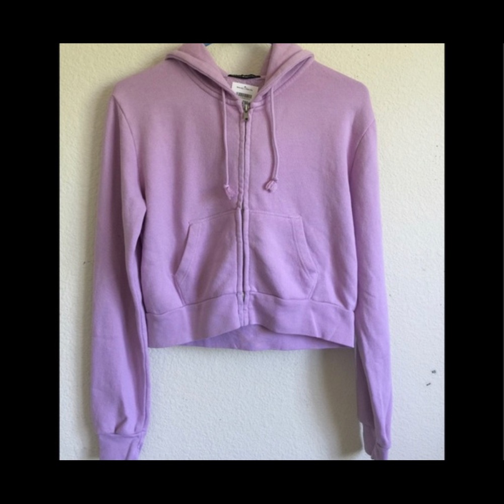 Brandy purple zip up (only worn once)